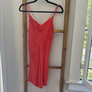 Sexy Red Slip Dress